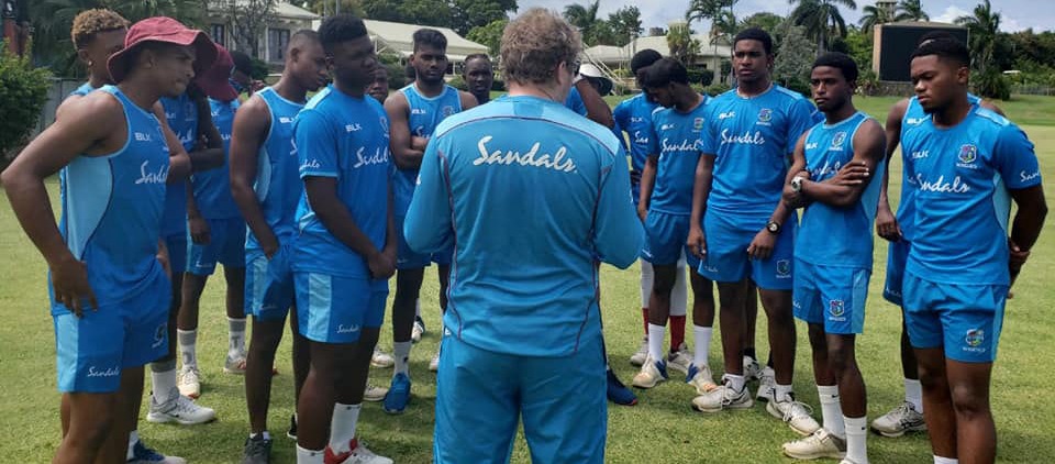 Martin Gallyer coaching athletes in a performance sport environment